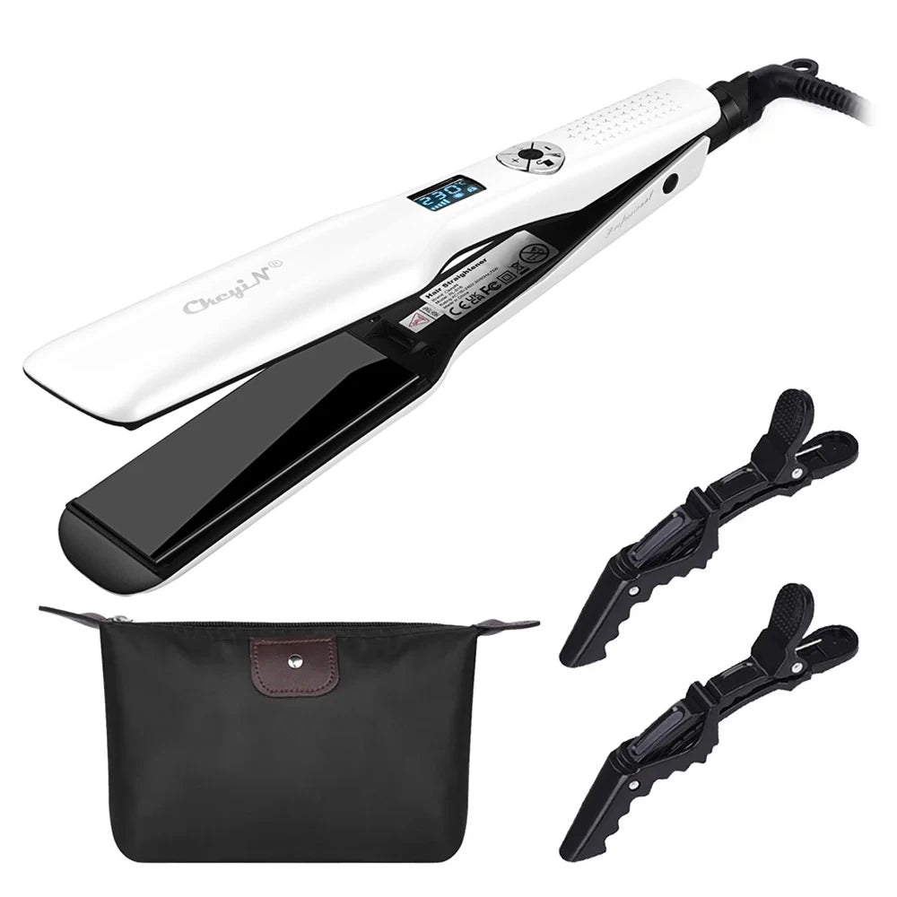 CKEYIN 44mm Tourmaline Ceramic Hair Straightener