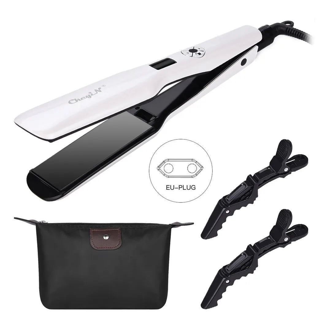 CKEYIN 44mm Tourmaline Ceramic Hair Straightener