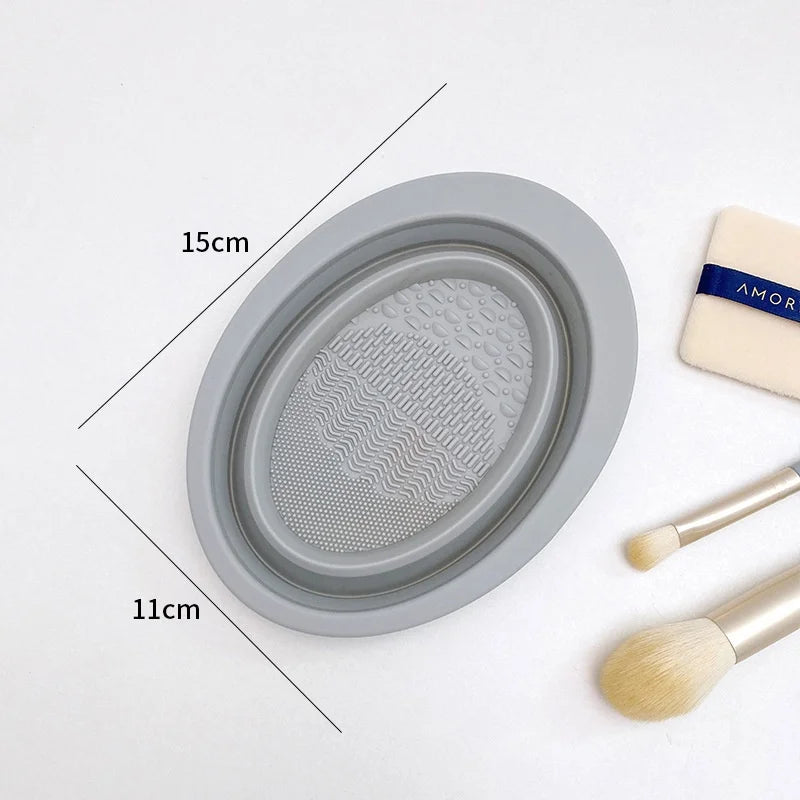 Silicone Makeup Brush Cleaner Bowl