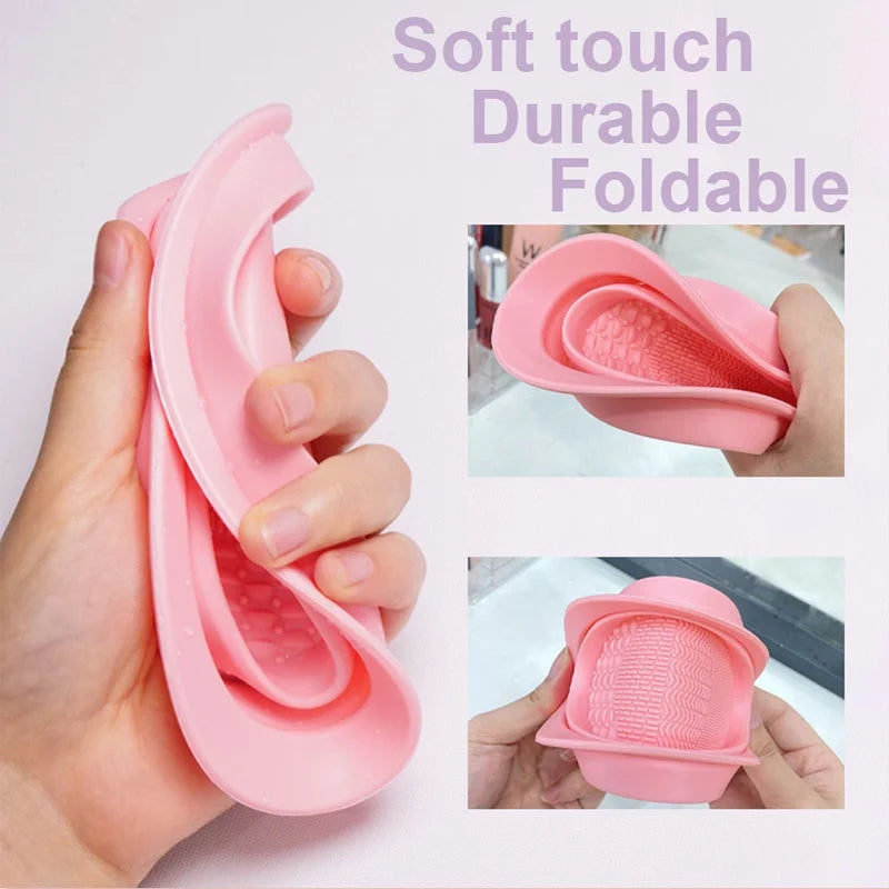 Silicone Makeup Brush Cleaner Bowl