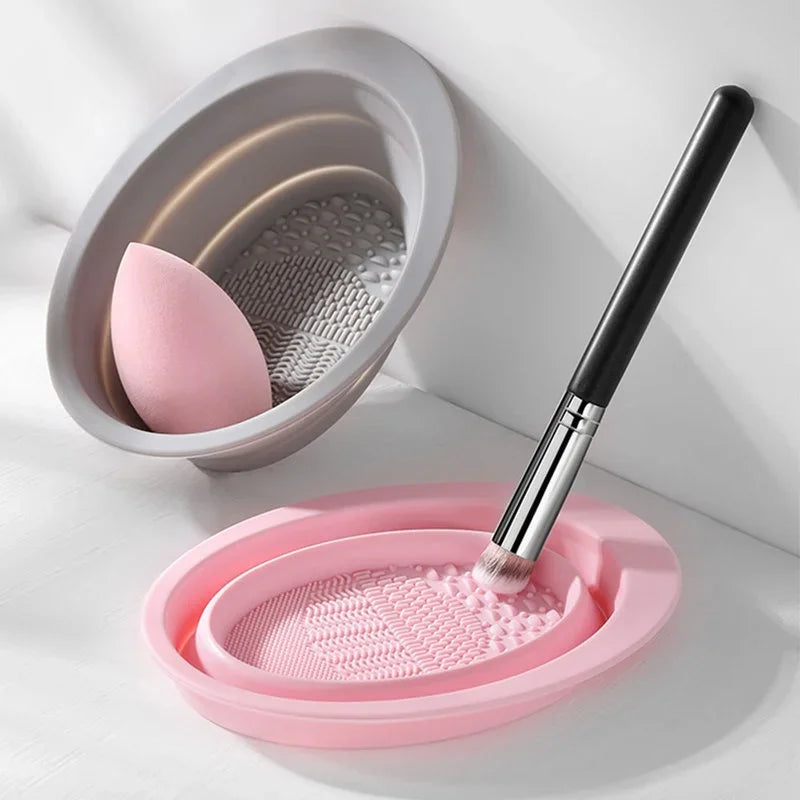 Silicone Makeup Brush Cleaner Bowl